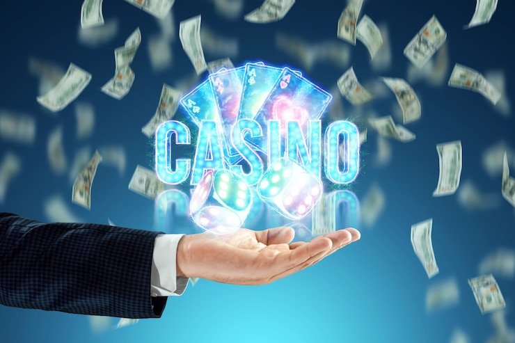 Antarmuka aplikasi magic5 menampilkan fitur sportsbook dan kasino langsung